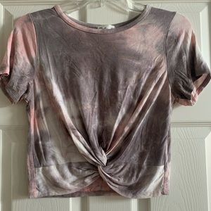 Gaze Ladies Tie Dye Crop Top